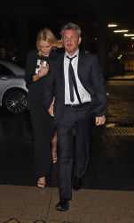Charlize Theron and Sean Penn - seen leaving Royal Festival Hall. London - February 16, 2015 (153xHQ) AFxH8vCd