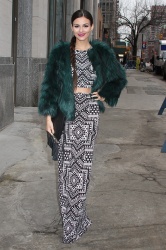 Victoria Justice - leaving Mara Hoffman fashion show on February 14, 2015 in New York City (12xHQ) BmTfQXM9