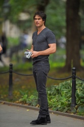Ian Somerhalder - does a segment for 'The Climate Reality Project' in Washington Square Park - August 23, 2014 - 10xHQ FhzeJiqg