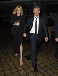 Charlize Theron and Sean Penn - seen leaving Royal Festival Hall. London - February 16, 2015 (153xHQ) K1r0WqOH