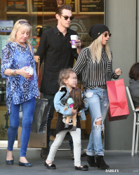 Ashley Tisdale - Leaving Coffee Bean & Tea Leaf with Mikayla, Chris and Lisa in West Hollywood - February 17, 2015 (22xHQ) PXFH6hn7