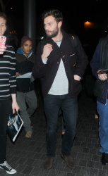 Jamie Dornan - Spotted at at LAX Airport with his wife, Amelia Warner - January 13, 2015 - 69xHQ ASnyzCo1