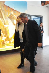 Sean Penn and Charlize Theron - depart from Rome after a Valentine's Day weekend - February 15, 2015 (37xHQ) X4jxOIQ8